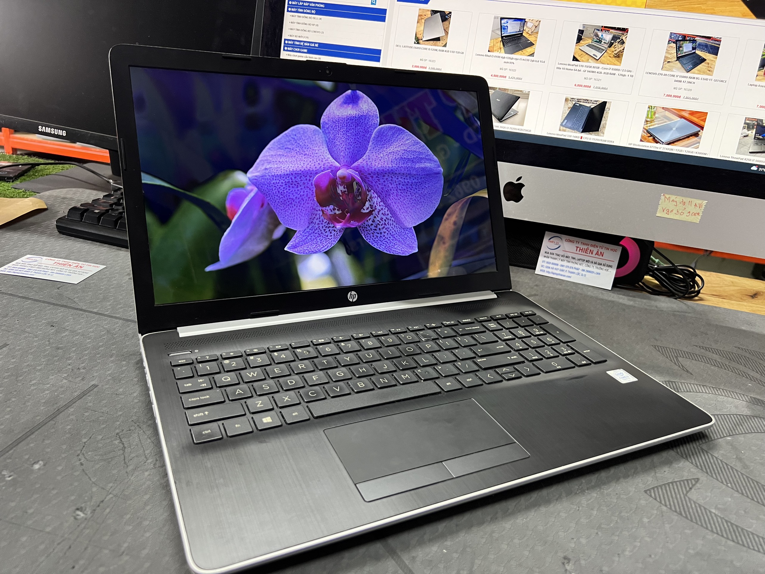 laptop HP 15, i3 – 7020u, 4G, 500G, 15.6in, Full HD, 99%, giá rẻ